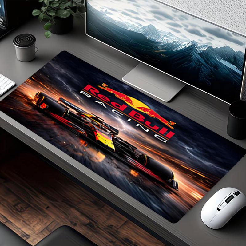 Коврик для мыши с принтом Red Bull Racing, для клавиатуры, ноутбука, ПК, для офиса, дома, декор стола, идеальный подарок на день рождения для геймеров