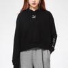 Puma Спортивная повседневная толстовка с капюшоном и принтом логотипа, женская толстовка, черная 531244-01