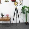 Retro Brass Industrial Spotlight Tripod Lamp Standing Vintage Adjustable Floor Light