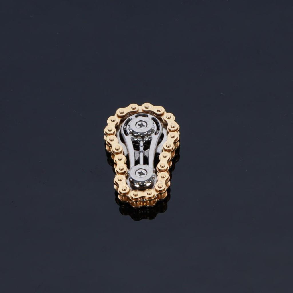 Cross-Border Gear Linkage Metal Fidget Spinner Toy