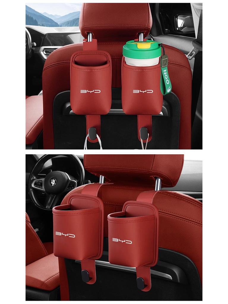 Крючок-держатель для стакана и хранение для моделей BYD: Han, Pro, Dolphin, Song Plus, Yuan EV, Seagull, Seal, Qin DMi