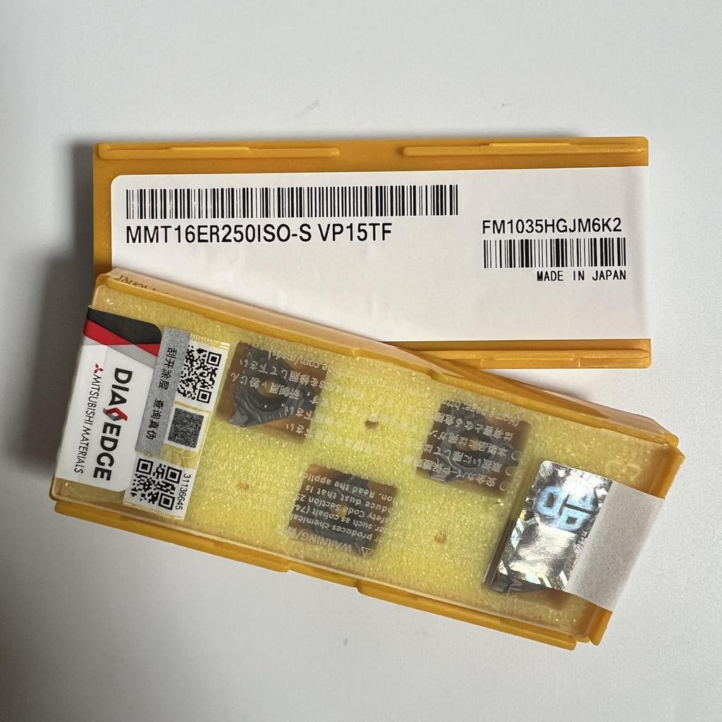 MITSUBISHI / MMT16ER250ISO-S VP15TF / Carbide CNC Blade 10 Pcs