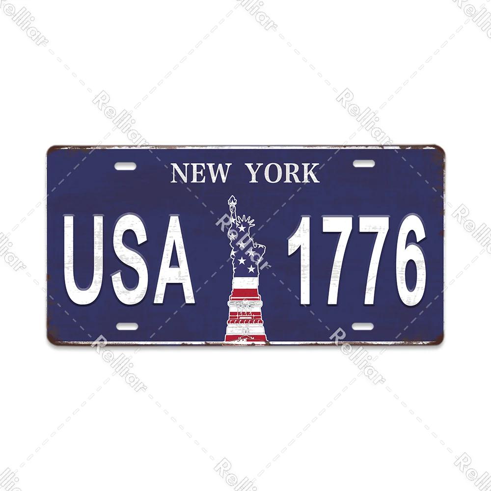 Город Вашего Места Металлическая Жестяная Табличка Винтажная Городская Табличка Декор для Бара, Стены, Париж Нью-Йорк Берлин Подарочный Постер Разные Регионы