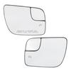 Pair Left + Right  Side Wing Mirror Glass W/ Heated Fit For FORD Explorer 2011-2019