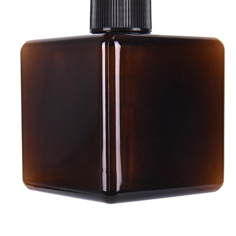250 мл бутылка лосьона квадратная пустая пластиковая бутылка шампунь мытье лица бутылка