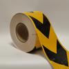 5cm/10cm/20cm*5M Arrow Reflective Hazard Safety Tapes Yellow-Black Warning Caution Reflectors Strips Adhesive Stickers For Trail