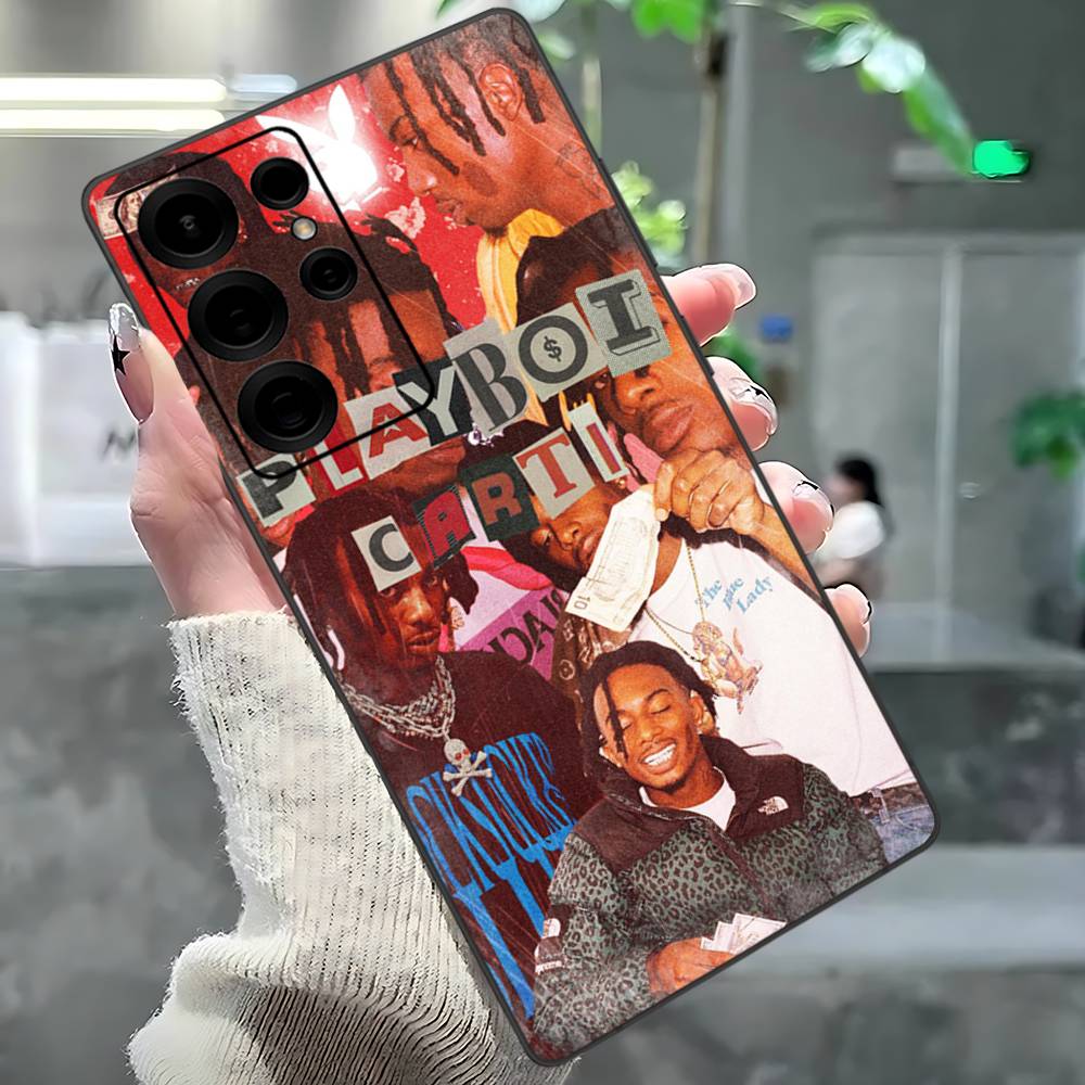 Чехол для телефона P-playboi Carti I AM MUSIC для Samsung S 24 fe 25 Ultra plus 20 lite 21 30 22 23 24 22 Ultra 5G Fundas