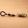 Accessories Lucky Rope Lanyard Pendants Bull Brass Key Rings Bag Keychain Car Key Chain Keyfob