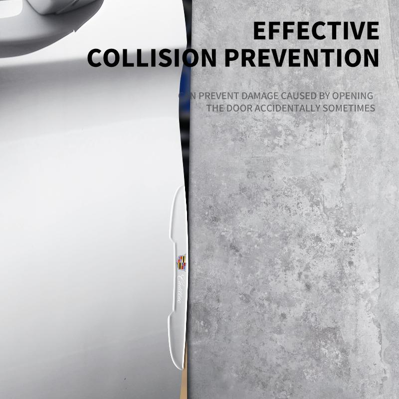 4PCS Car Door Transparent Bumper Guard Anti-Collision Protector For Cadillac Escalade CTS ATS SRX STS XT5 XT4 XT6 XTS CT4