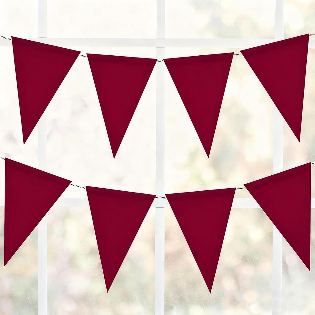 Graduation Decorations Maroon 2026/Maroon Graduation Party Decorations Texas/Burgundy Triangle Bunting Banner Aggie Burgundy Backdrop Birthday