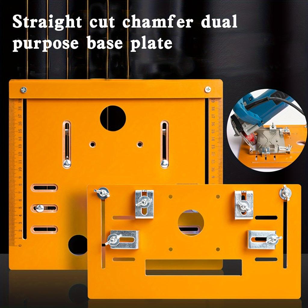 Cutting Machine Base Plate,Punch-Free 90° Flat Cut 45° Oblique Cut Saw Press Board Backer Backing Positioning Board,Saw Press