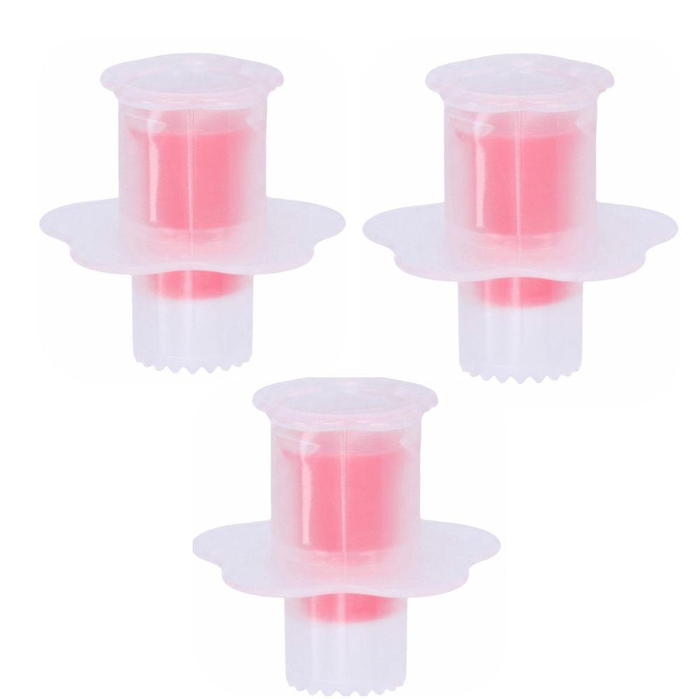 3pcs Pink Cake Core Remover Plunger Mechanism Cream Filling Decorating Tool Confectionery Making