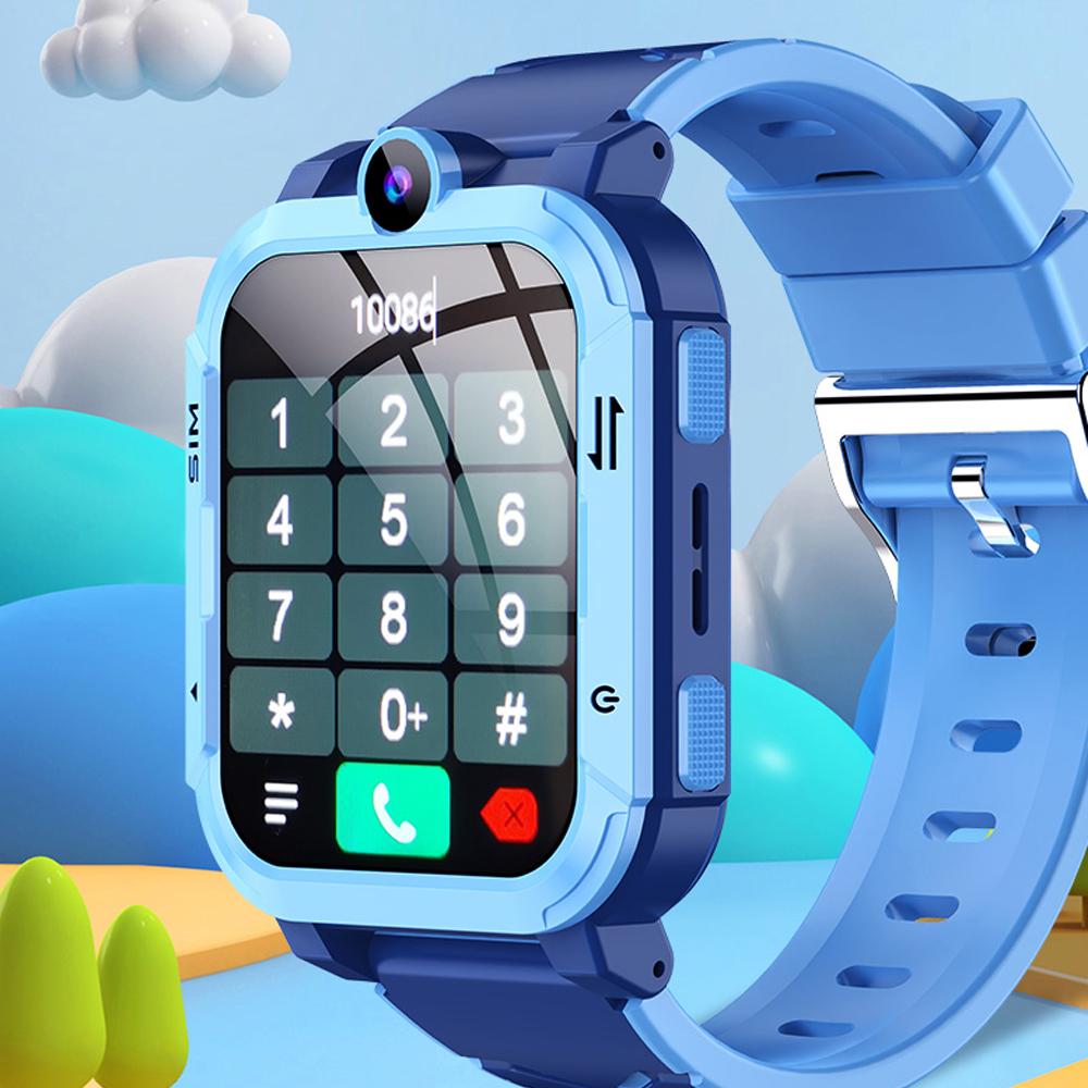 4G Детские умные часы-телефон 1+8 ГБ GPS WiFi Трекер Местоположения Видеозвонок Звонок SOS Обратный вызов Монитор Приложение для скачивания Детские умные часы Подарки