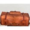 Ночная спортивная сумка Кожаная дорожная мужская сумка для багажа Тренажерный зал Duffel Винтаж Подлинная