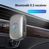 Bluetooth 5.3 Car Receiver Adapter 3.5mm AUX Adapter Jack Car Modulator Transmitter Adapt Wireless Adapter For Amplifier Speaker