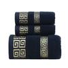 1pcs Pure Cotton Quality Bath Towels  Square Gifts Plain Color Broken Great Wall Grid Thickened Large Bath Towels
