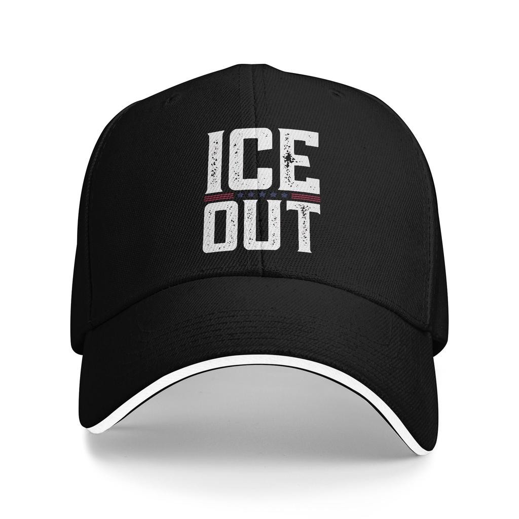 New Arrival Baseball Caps ice Out Anti Ice Minneapolis Abolish Ice For Unisex WomenTrucker Hats Retro Snapback Cap Adjustable Fit