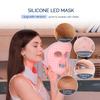 Foreverlily Face Neck Silicone LED Mask 7 Colors LED Light Photon Therapy 3D Flexible Facial Beauty Mask Skin Brighten Skin Care