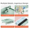 Non-Slip Silicone Placemat Anti-Dirty Surface Anti-Drop Rope Baby Feeding Mat Raised Edge Waterproof Toddler Play Pad