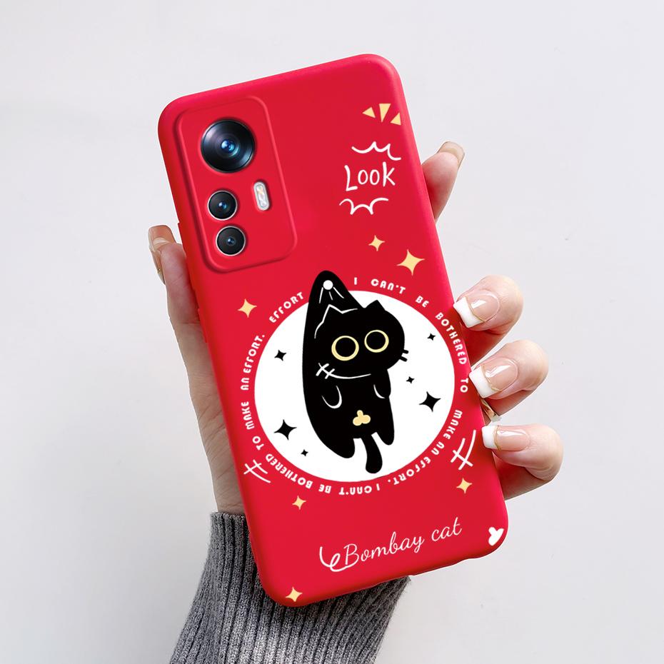Для Xiaomi Mi 12T 12 T Pro Чехол Милый Панда Жидкий Силикон Чехлы для Телефона Для Xiaomi Mi 12T 12 Mi12 T 12X Lite Pro Мягкий Чехол