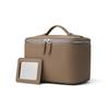 Genuine Leather: Multi-layered Cosmetic Bag, Toiletry Bag, Storage Bag, High-end Travel Portable Soft Leather Bag