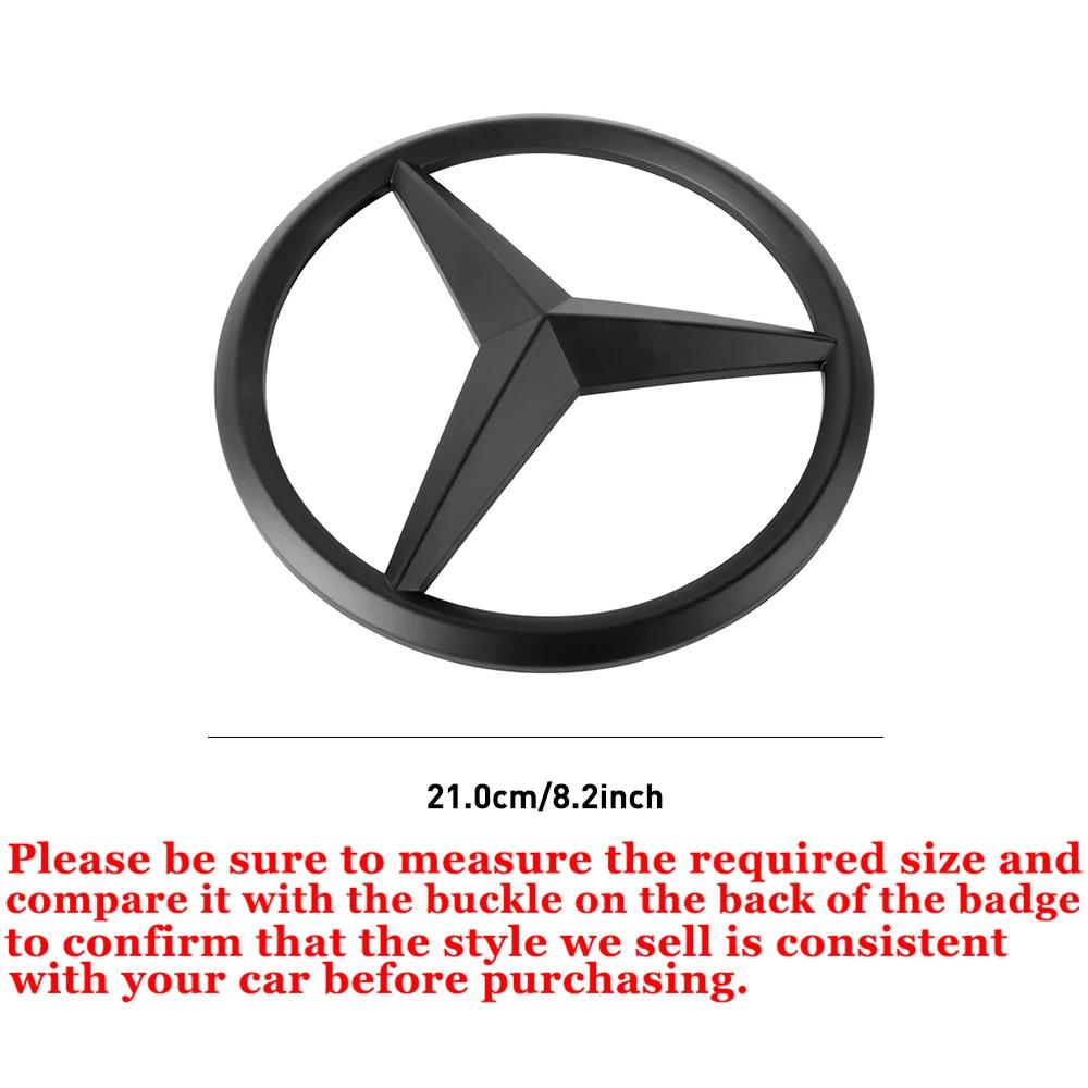 For Mercedes Benz Car Accessories Front Hood Grille Emblem Cover Auto Decoration Sticker for Mercedes Benz W204 W176 W212 A C E