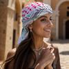 Women Scarf Plaid Print Hijab Soft Shawls and Wraps Female Foulard Designer Pashmina Bandana Muslim Headscarf