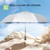 Зонт-веер с защитой от ультрафиолета, перезаряжаемый зонтик-веер для рыбалки, гольфа, пикников на пляже, активного отдыха на свежем воздухе