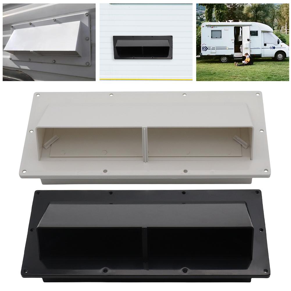 RV Range Hood Vent Cover Caravan Motorhome Trailer Side Air Vent with Screws Camper Side Wall Vents Motorhome Camper Accessories