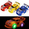 Kid Toy Christmas Automatic Steering Flashing Music Racing Car Electric Toy