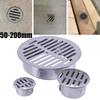 Floor Drain 50-200mm Stainless Steel Round Floor Anti-blocking Floor Strainer For Bathroom Balcony Drainage Roof Outdoor Balcony