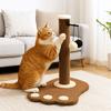 With Toy Ball Cat Climbing Frame Foot Shape Cat Bed Toys Scratching/sleeping/playing