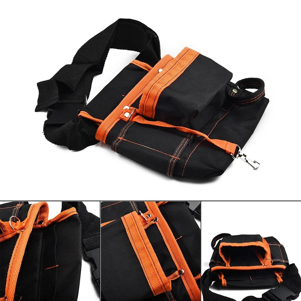 Tool Pouch Belt Waist Bag 7 Pocket Holster Storage Holder Electrician Tools Packaging 26x21.5cm For Screwdrivers Pencil