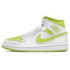 Air 1 Mid White Lime Женские кроссовки BQ6472-131