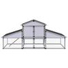 VidaXL Chicken Coop with Ramps and Nesting Box Aluminum