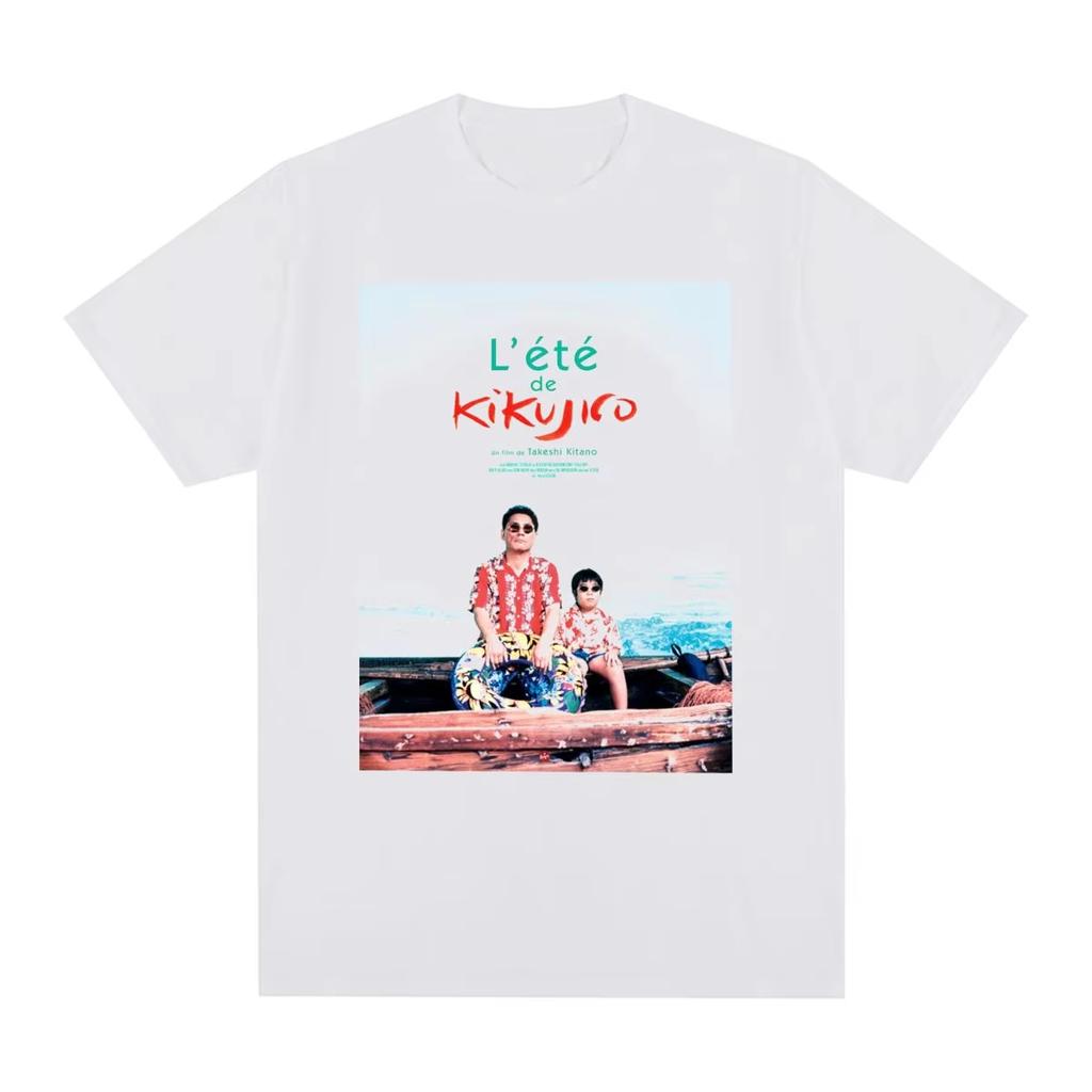 Spring Summer New Fashion Kitano Takeshi Kikujir No Natsu Vintage Tshirt Cotton Unisex T Shirt New Tee Tshirt Womens Tops