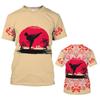 Kickboxing 3D Printing T Shirt Man Summer O-Neck Short Sleeve Oversized Top Casual Tee Loose Streetwear Harajaku