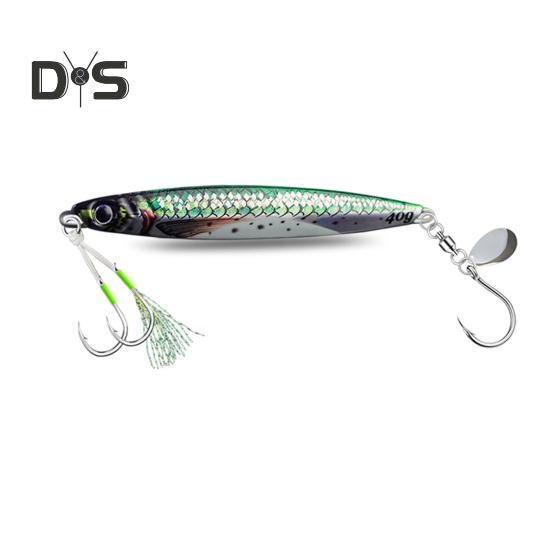 10,5 см/40 г приманка для джиговой рыбалки с острым крючком, реалистичная светящаяся быстро тонущая бионическая искусственная приманка, аксессуары для пресноводной и морской рыбалки