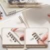 MINISO Мультяшная тетрадь на кольцах со съемной обложкой формата А5, большая вместимость, тетрадь на спирали с зажимом для листов