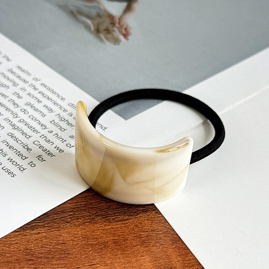 Корейское высококачественное текстурированное акриловое кольцо для волос, ретро высокоэластичная резинка для хвостика, веревка для волос, аксессуары для волос для женщин