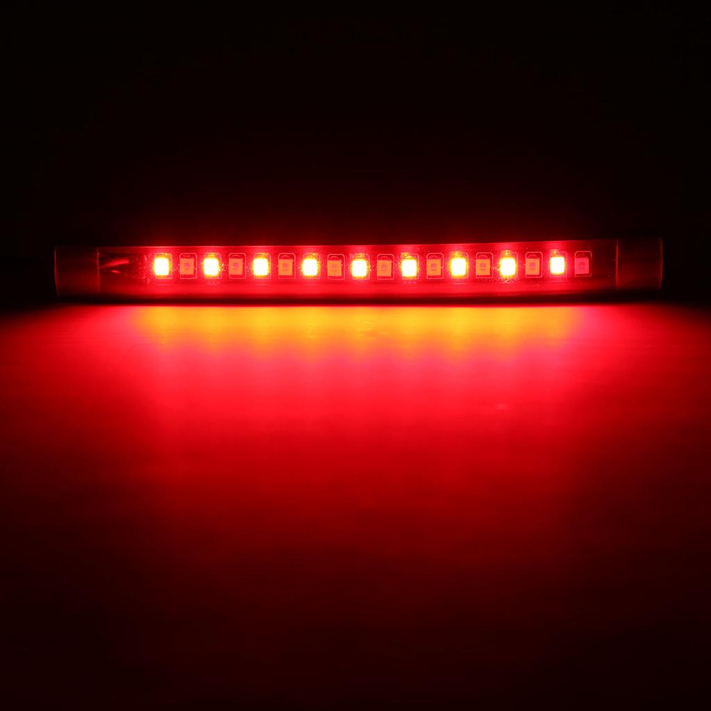 12 В 1 шт. универсальные 18 светодиодных полосок, указатели поворота мотоцикла, стоп-сигнал заднего прицепа