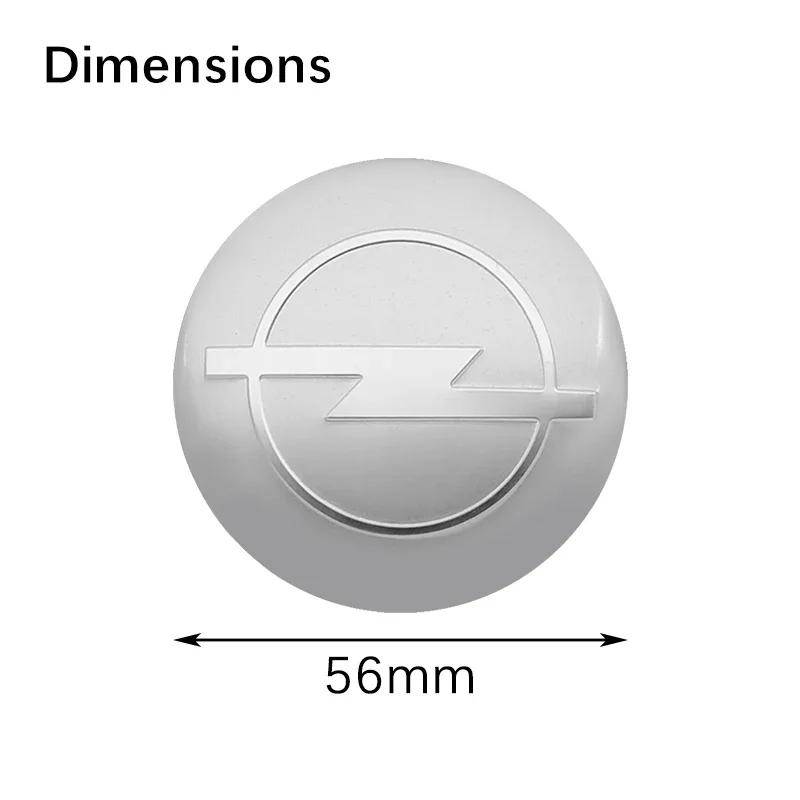 4 шт. 3D 56 мм 56 мм логотип автомобильная эмблема Ступица колеса авто Диск модификация пылезащитные накладки на значок наклейка стайлинг аксессуары Для Opel