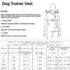 Lightweight Mesh Dog Training Vest with Multiple Pockets Bite Resistant for Spring Summer Training