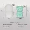 3D Силиконовая форма для свечи-диффузора в виде собаки Сиба-ину, Украшение