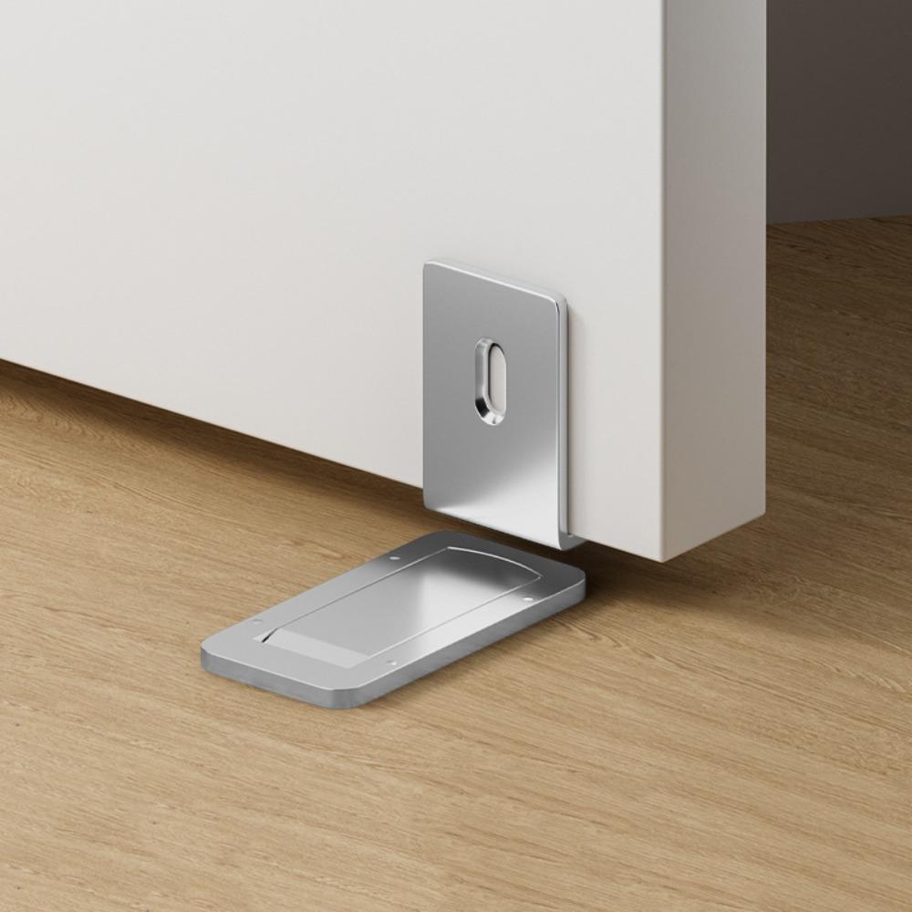 Stainless Steel Ultra Thin Door Stopper Strong Magnetic Anti-collision Strong Magnetic Door Holder Aluminum Alloy Ultra Thin