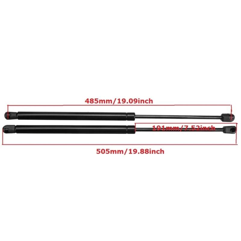 Metal Gas Strut Supports Rear Hatches Gas Spring Metal Tailgate Support Rod 81770-1C000 81770-1C001 for Automotives 