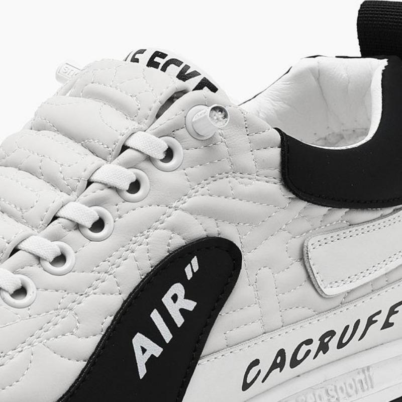 Спортивная обувь Пара кроссовок с мягкой подошвой Модная повседневная обувь из микрофибры и кожи для увеличения роста