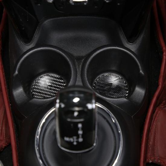 Carbon Interior inner Door Handle Bowl Cover Trim For BMW Mini Cooper 14-21