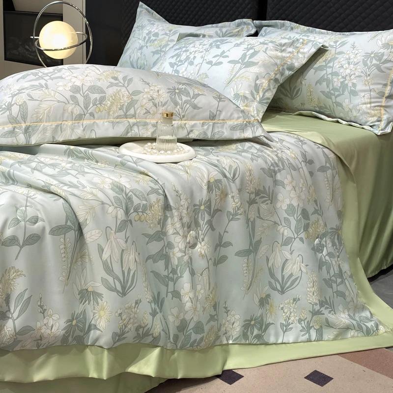 Летнее одеяло одеяло домашнее постельное белье одеяло одеяло легкое роскошное мытое шелковое одеяло для сна одеяло с кондиционером стеганое одеяло