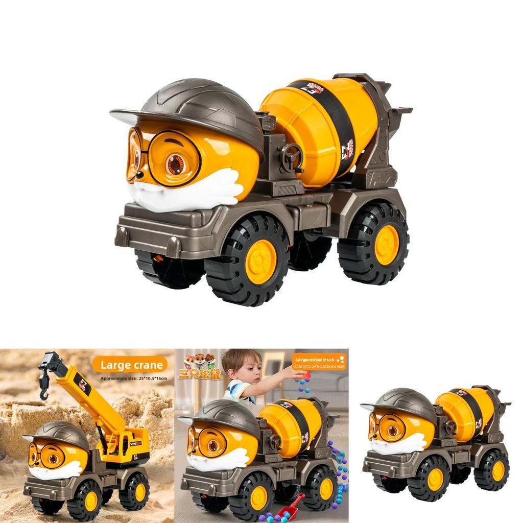 Игрушка «Три белки» — строительная машина с инерционным управлением для детских игр